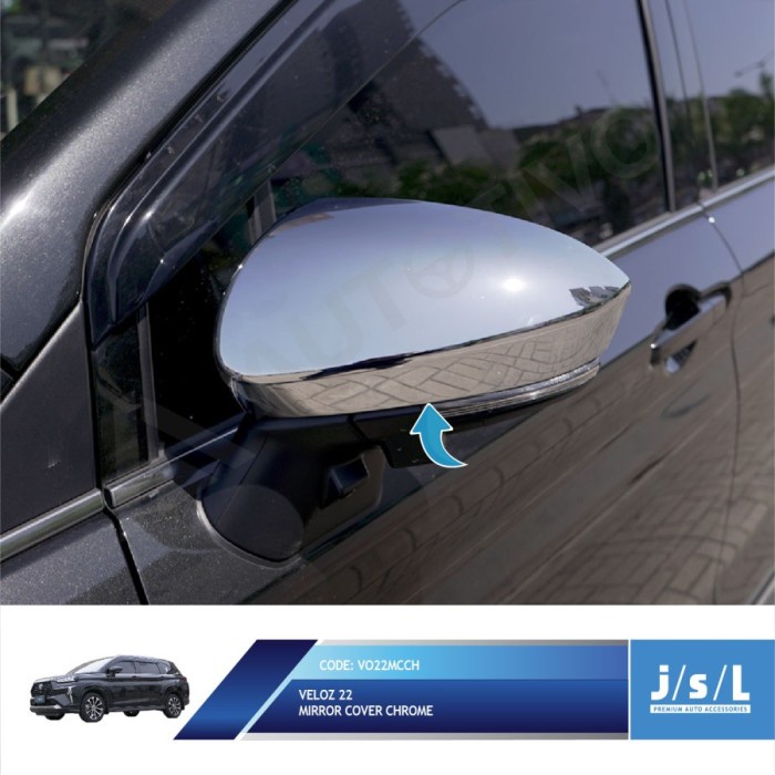 JSL Cover Spion Veloz 2022 Chrome / Mirror Cover Veloz 2022 Chrome star