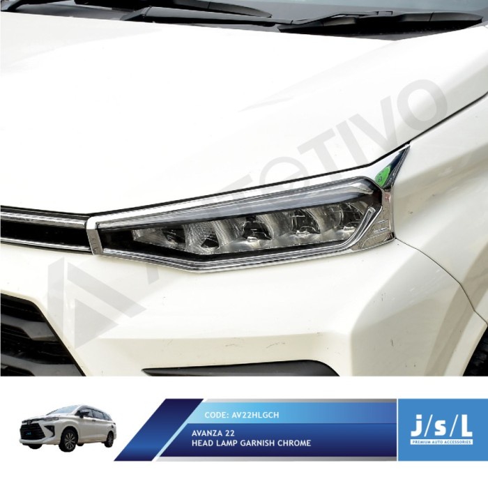 JSL Garnish Depan Avanza 2022 /Head Lamp Avanza 2022 Chrome star