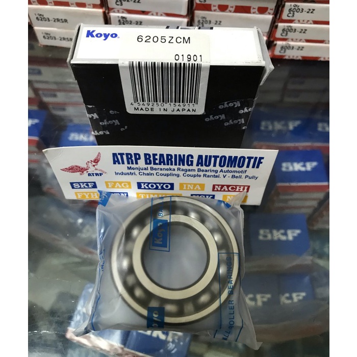 BALL BEARING 6205 Z TUTUP BESI SEBELAH KOYO JAPAN terpopuler