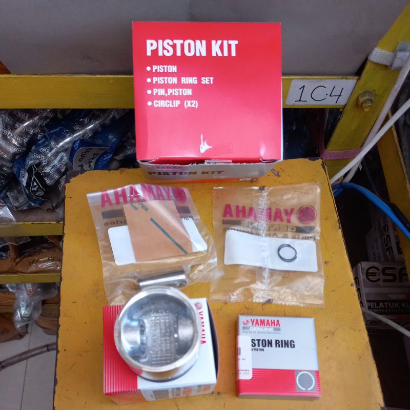 piston kit/piston ring set mio sporty standard yamaha original