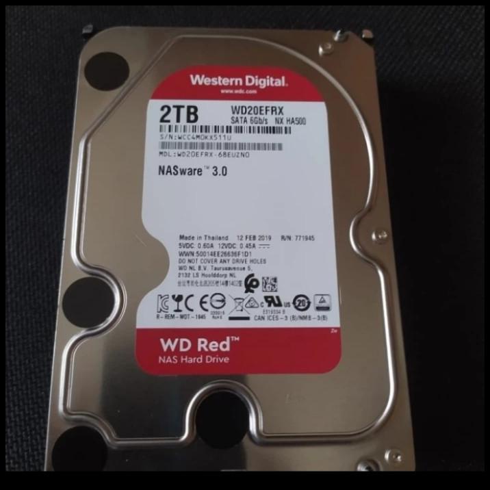 Best Product Hdd/Hardisk 3,5 Internal 2Tb Wd Red Sata Nasware 3.0 Server