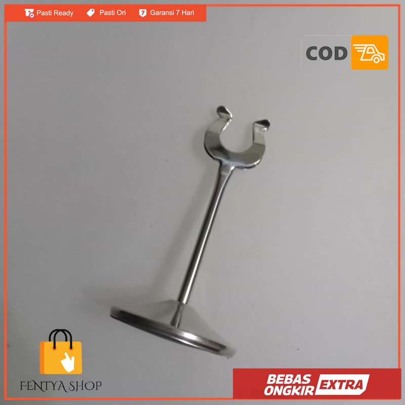 menu card holder 15 cm table number stand tiang menu meja makan