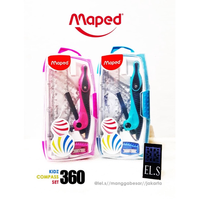 

Bestseller Maped Kidz Compass Set 360 ( Jangka Set )