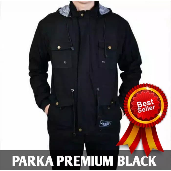 jaket pria Jaket Parka Pria Premium Quality(E5Z6) atasan pria jaket cowok parasut pria waterproof ja