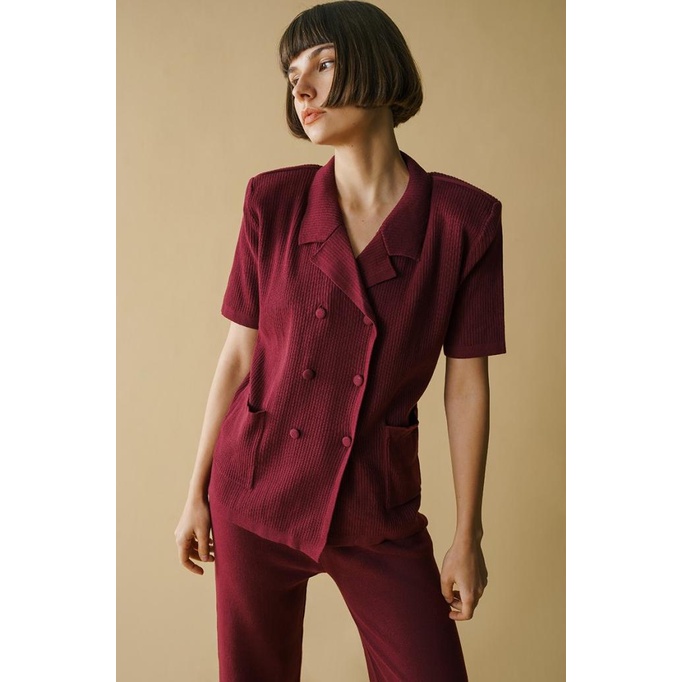 DUMA - MAYA BLAZER MAROON