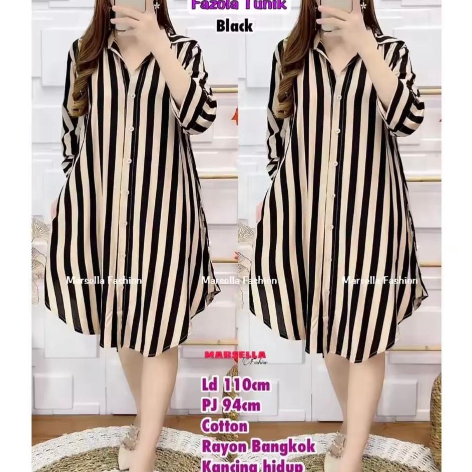Diskon Promo DISKONMEGA JUMBO TUNIK RAYON  / TUNIK MOTIF SALUR RAYON PREMIUM LD 125 BB 80 KEATAS / B