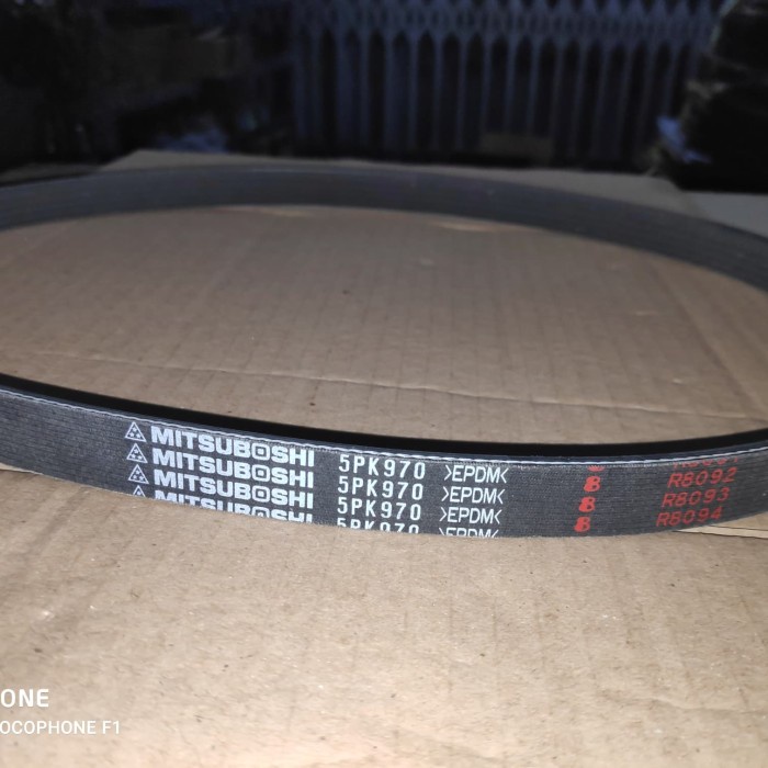 Best Seller Mitsuboshi Fan Belt 5Pk970 Epdm Tali Kipas Fanbelt 5Pk 970 Corolla