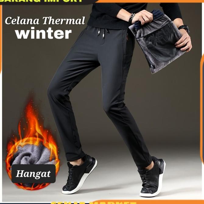 CELANA WINTER MUSIM DINGIN LONGJOHN THERMAL TEBAL HANGAT IMPORT PRIA