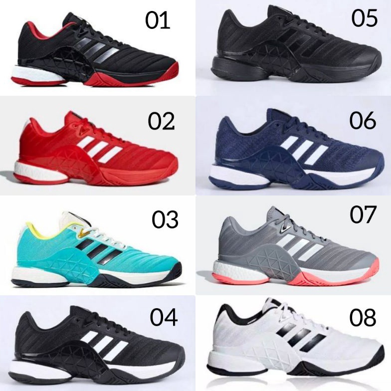 S0ZCQ Sepatu Tennis Pria Adidas Barricade Guarented Premium Sepatu Adidas Tennis Sepatu Tenis Adidas