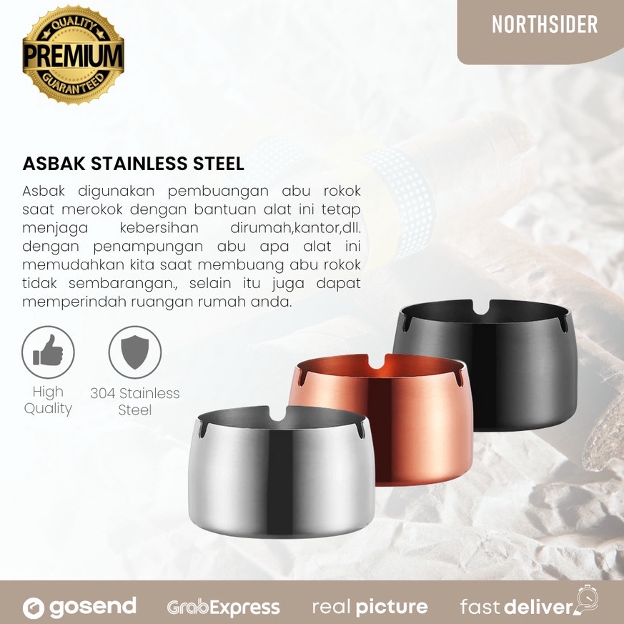 LARIS MANIS ASBAK ROKOK | ASH TRAY METAL | JINSEI