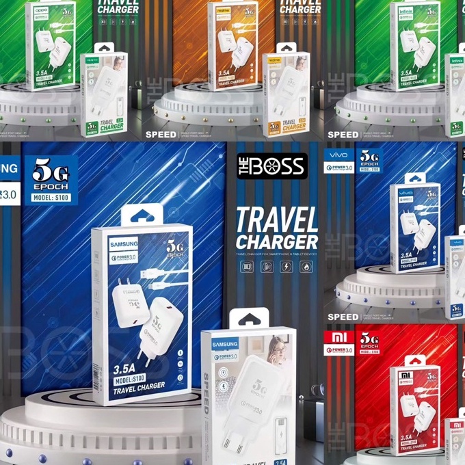 (N✪/L㊠K) Charger 5G 3.5A TC Branded Micro 1 usb Merek S100 S200 Alltipeamanahh..
