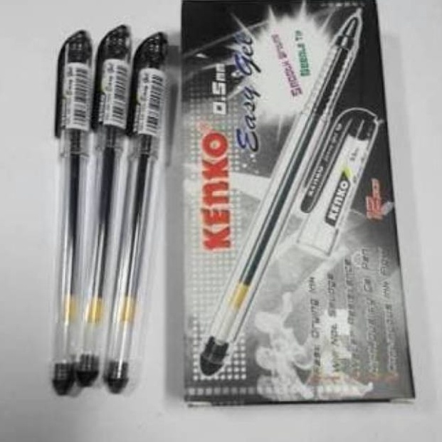 

[ART. O85X] Pulpen gel kenko easy gel (lusin)