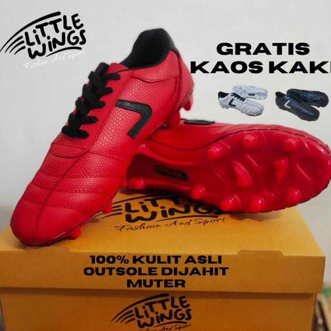 Sepatu Bola Kulit Asli Olahraga Sepak Bola