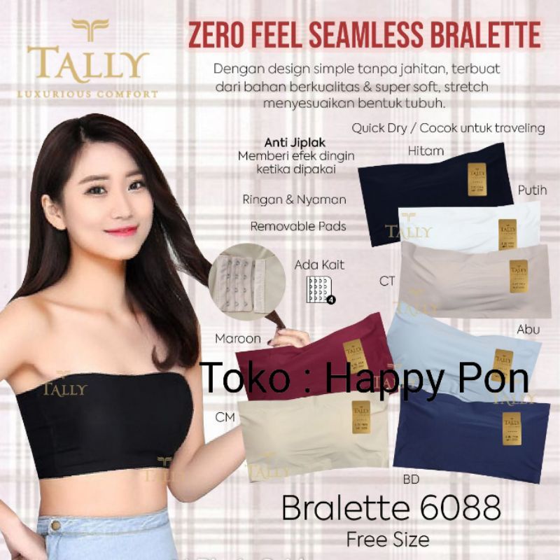 Kemben Seamless BH Fashion Tebal Pakaian Dalam Etnik Daleman N0V5 Bralette Lembut Import Unik Berkua