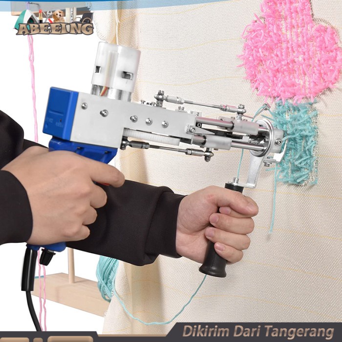 TUFTING GUN ALAT JAHIT KARPET CARPET TUFTING FLOCKING GUN CUT PILE