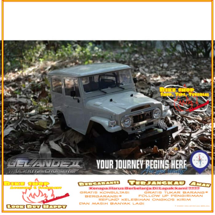 RC RC4WD GELANDE II TRUCK KIT CRUISER HARD BODY SET