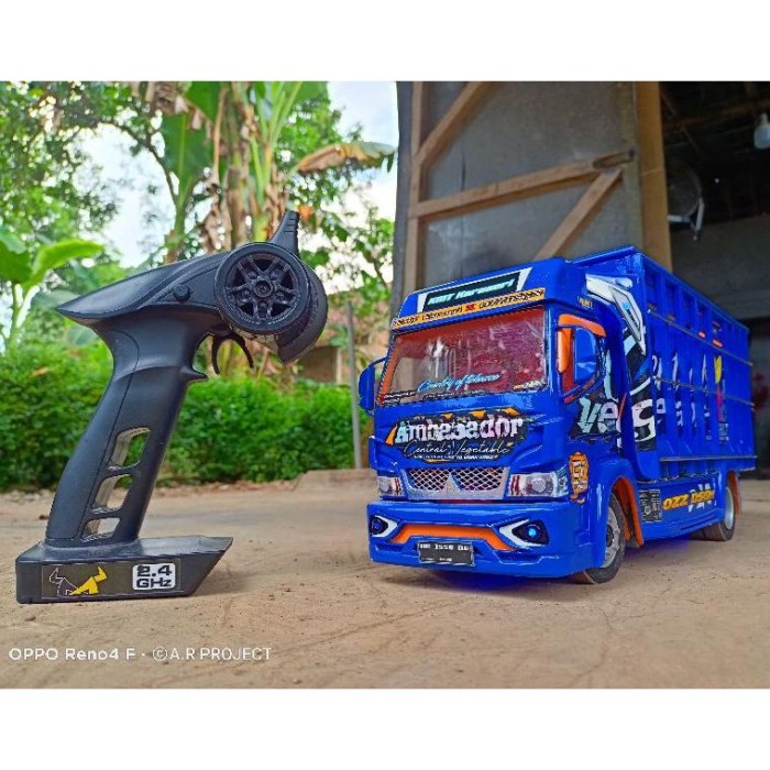 sale mainan mobil remote/Miniatur truck oleng RC full propo (Request