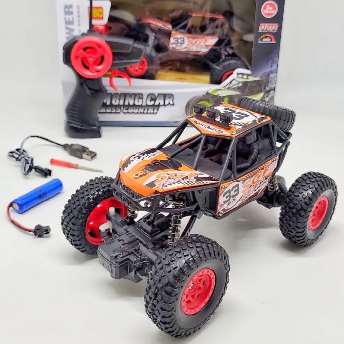 Mobil Remote Kontrol Rc Jeep Rock Crawler Super High Speed Climbing