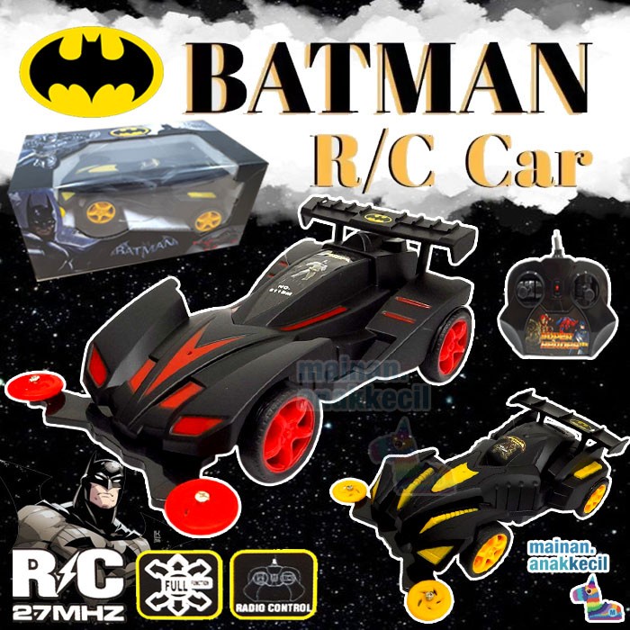 MAINAN ANAK RC MOBIL MOBILAN MODEL TAMIYA REMOTE CONTROL MARVEL BATMAN