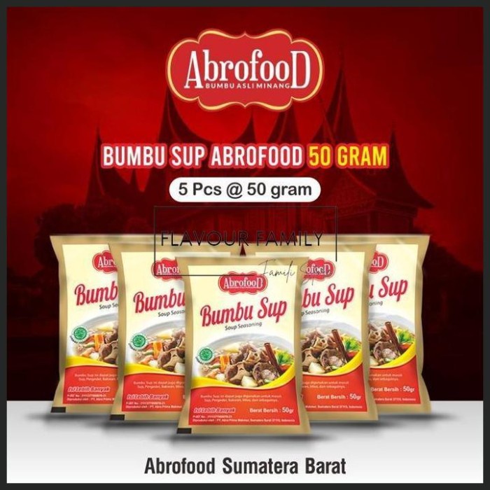 

Bumbu Sup Abrofood 50 Gram - (5 Pcs)