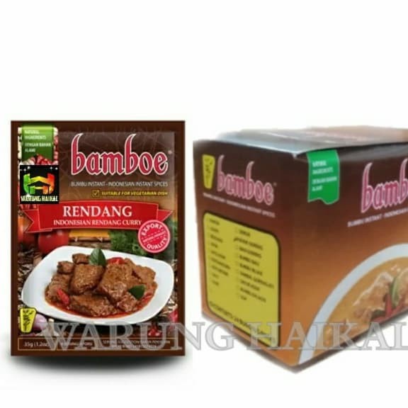 

1 Box (Isi 24Pcs) Bumbu Rendang Merk Bamboe