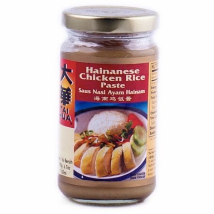 

Tai Hua Hainanese Chicken Rice Paste Paste 190 Gr / Bumbu Saus Hainan