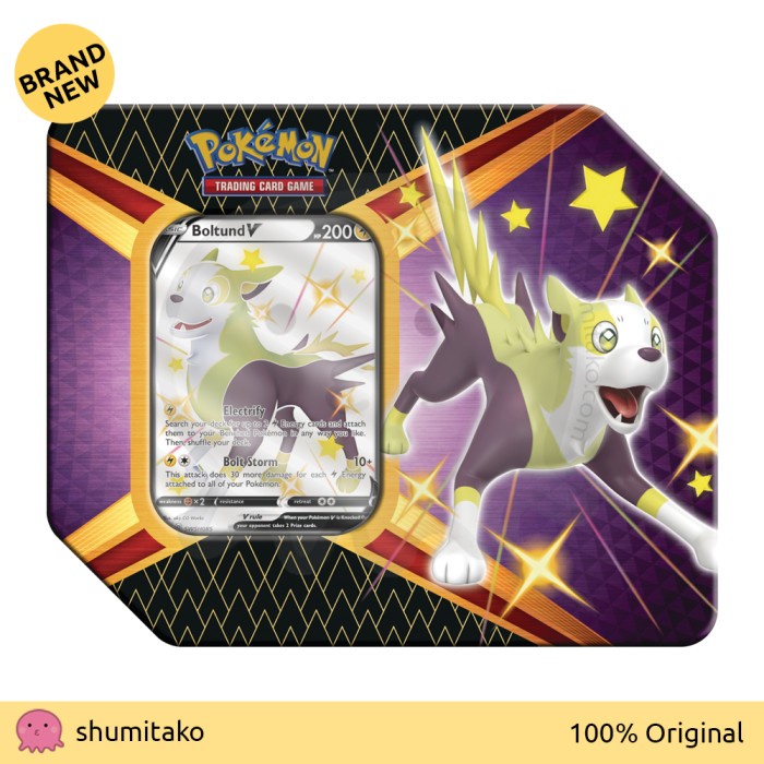 Pokemon Tcg Ds Sword & Shield 4.5 Shining Fates Tin Shiny Ltund V