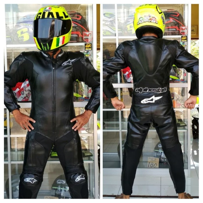 Kianoka Wearpack Werpak Balap Motor Road Race Roadrace Alpine Alpinestar Hitam