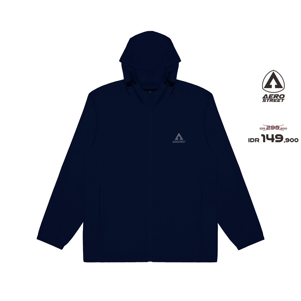 Aerostreet Windbreaker Jaxton Jacket Navy IAAAA