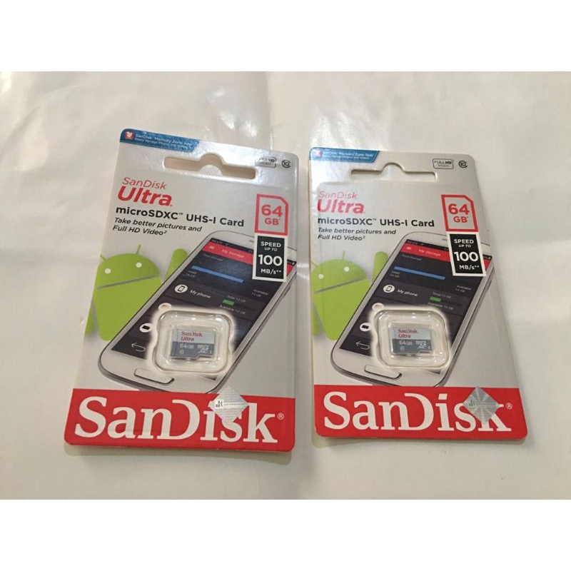 Memory Card Sandisk Ultra 64Gb