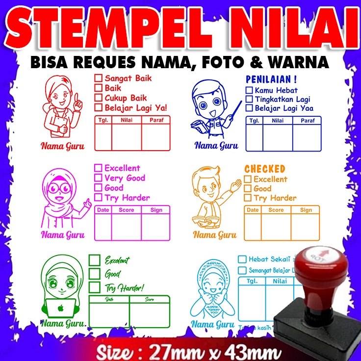 

(I1P ➲❣] STEMPEL PENILAIAN GURU NILAI SISWA SEKOLAH / virral.!