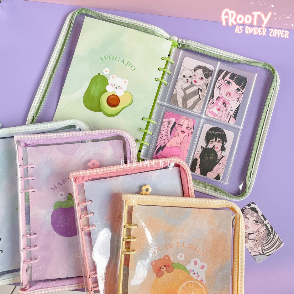 

(A5 Size) Frooty Binder Zipper - Album Photocard A5