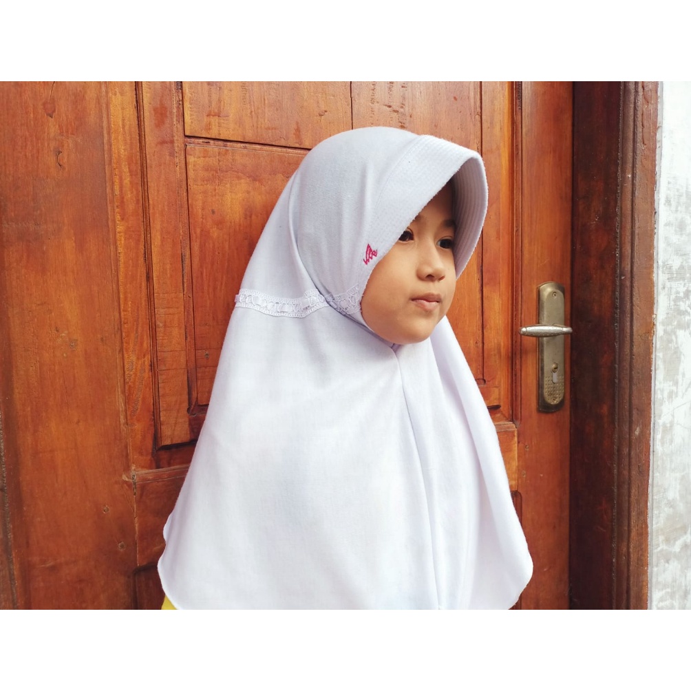 78NBY HIJAB SERUT RABBANI EL RAHMA UKURAN SD kerudung anak serut 48