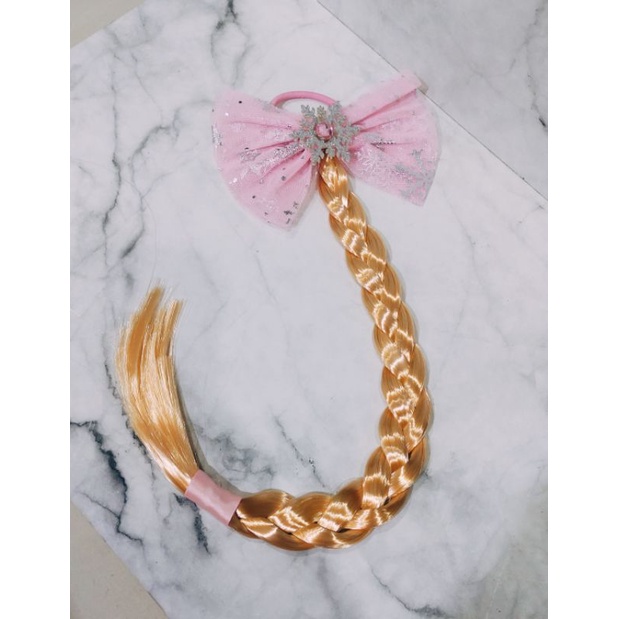 Karet rambut kepang Frozen Anna dan Elsa