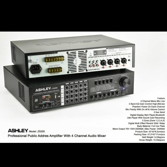 Power Amplifier Ashley Z5200 Z 5200 Original Garansi