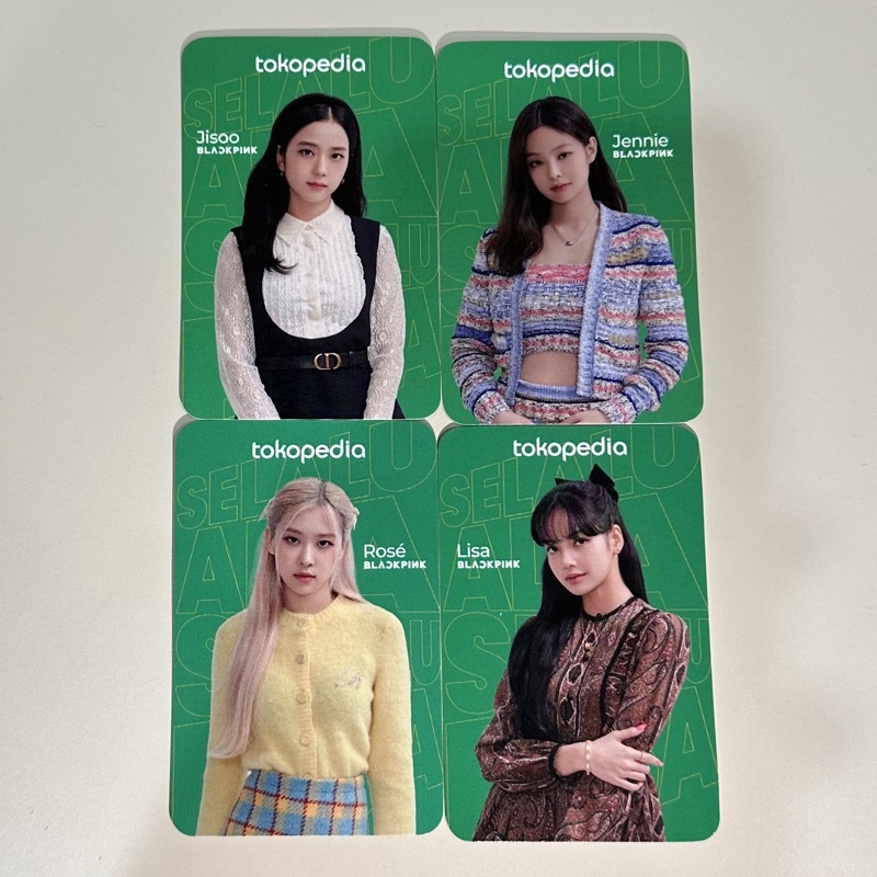 BLACKPINK PHOTOCARD PC TOKO IJO HIJAU