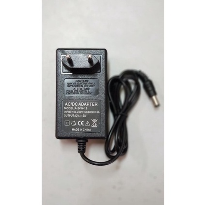 Diskon Adaptor 12V 2A Power supply AC to DC adapter 12 v 2 a CCTV TV Laptop