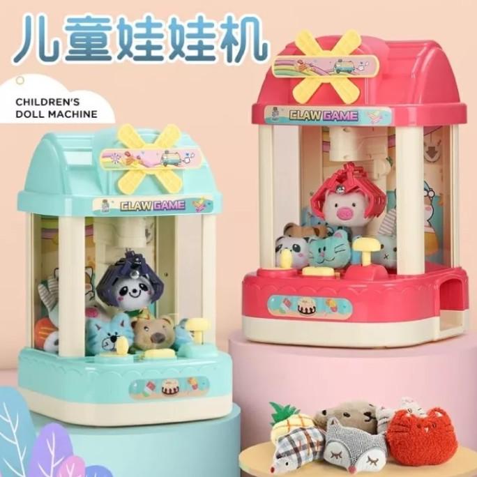 promo Mainan Anak Mini Claw Machine / Mesin Tangkap Boneka / Mesin Capit ready stock