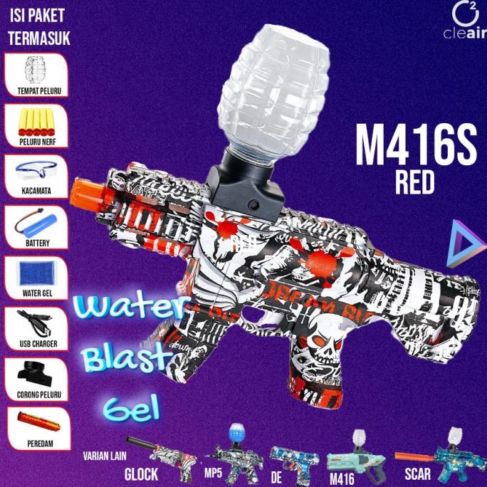 promo CleAir O2 - Mainan Anak-anak Water GelBlaster M416s ready stock