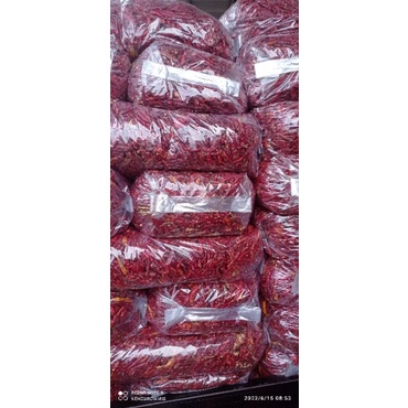 

( 1Kg ) Cabe Teja Caplak Kering Tqnpa Tangkai