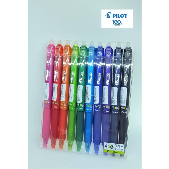 

PILOT FRIXION CLICKER SET ISI 10 PEN / LFBK230EF-10C-ME