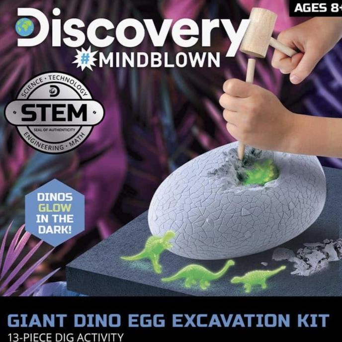 promo Discovery Mindblown Dinosaur Excavation Jumbo Egg ready stock