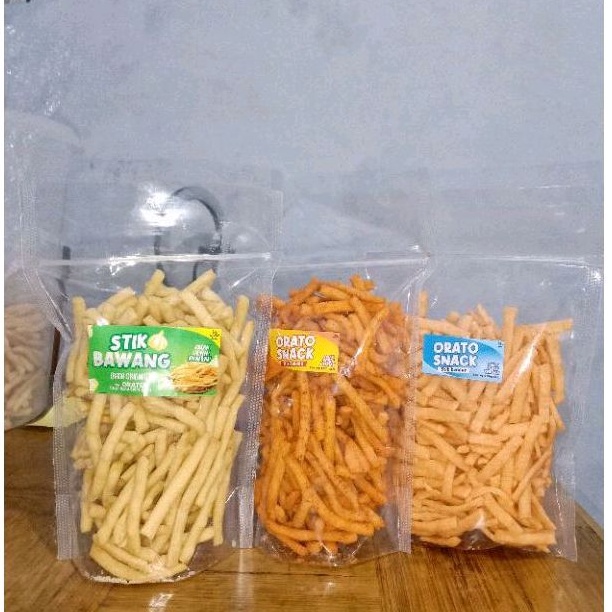 

1 paket lengkap (stik bawang,stik balado,stik kencur)