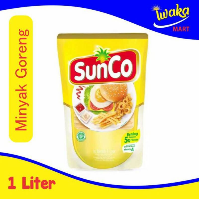 

Minyak goreng sunco 1 liter / toko berkah lmg