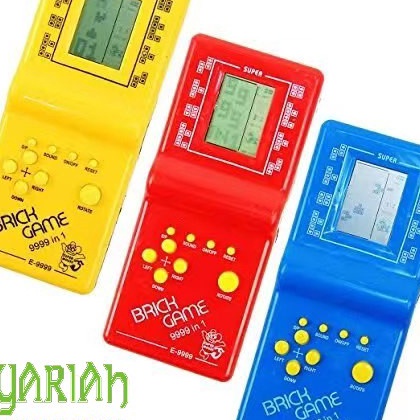 (AX♫.11㊚] MAINAN ANAK BRICK GAME TETRIS 9999 PERMAINAN KLASIK JADUL WARNA RANDOMsupeer.keren.