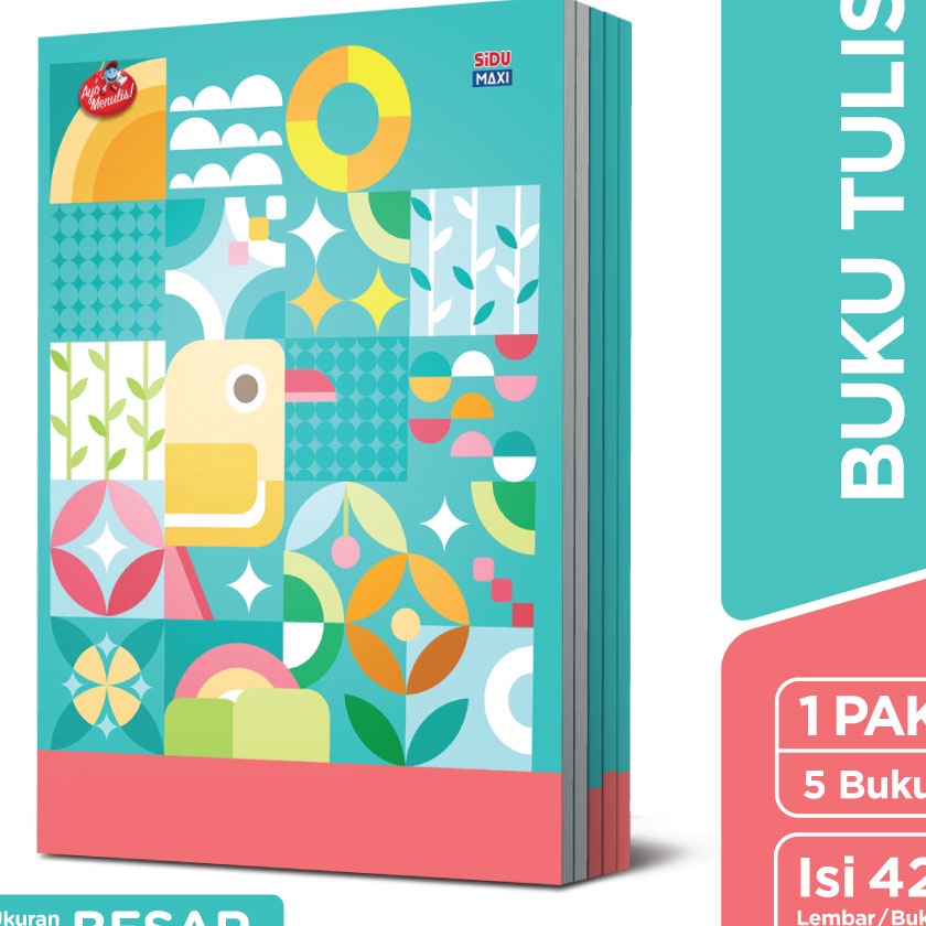 

[I.L❦B㊚> SiDU Maxi Buku Tulis 42 Lembar - 5 buku siap.dikirim.!
