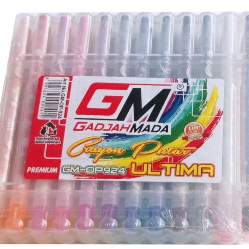 

[OP➲.4♪) KRAYON CRAYON PUTAR 24 WARNA GM-OP924 WARNA PASTELpaasti.dikirim.!!