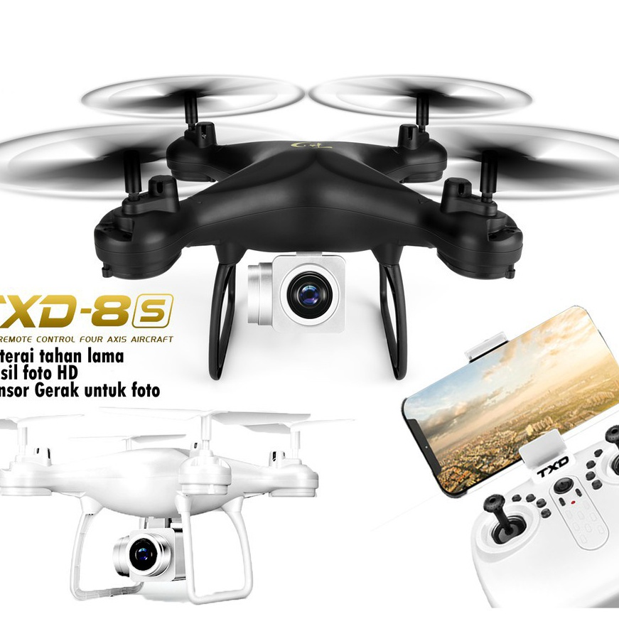 (A.A✉9☀> TXD 8S DRONE 4K 4 AXIS CAMERA DRONE QUADCOPTER DRONE CAMERA ORIGINAL IMPORT MURAH murahh.