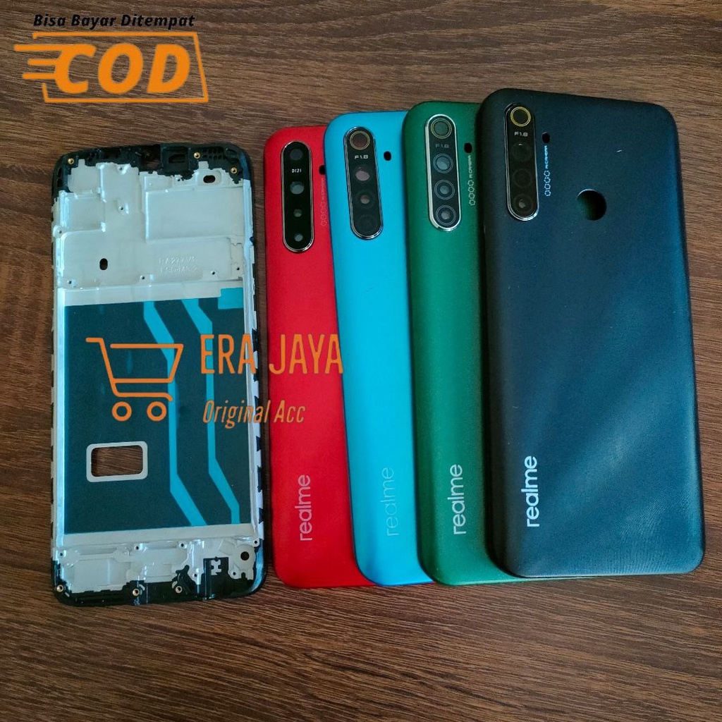 REALME 5i - Casing Full set Realme 5i RMX2030 RMX2032 Backdoor Tutup Belakang Bekdor Frame Lcd Tulan
