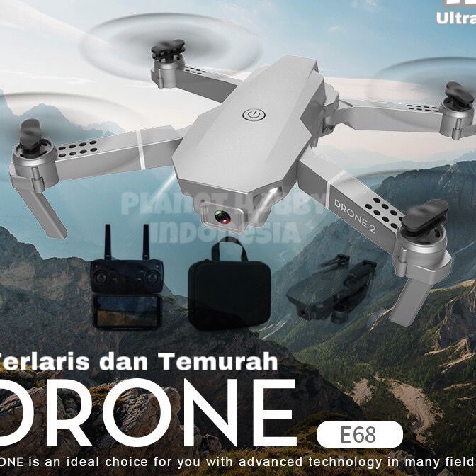 [XN✪.Z◆] Drone Mini E68 E99 RC Drone 4K HD Camera WIFI FPV Quadcopter Selfielangsung.kirim